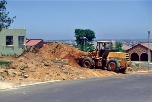 cleaning a site