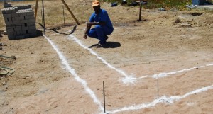 Chalk lines for foundations